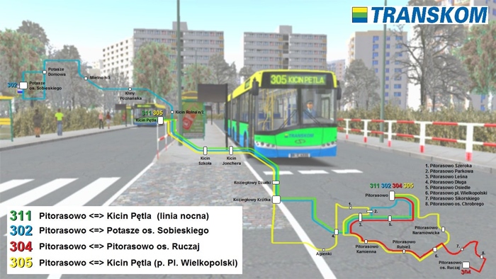 OMSI 2 - Mapa Projekt Szczecin - Marcopolo Sanremo MB 1113