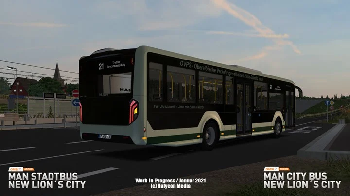 Add-on Man Stadtbus New Lions City Omsi2