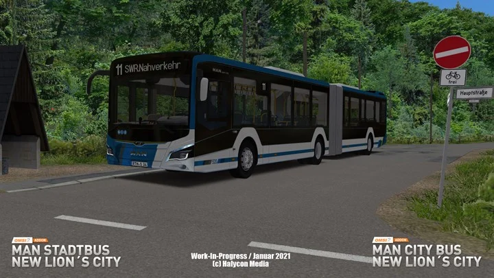 Add-on Man Stadtbus New Lions City Omsi2