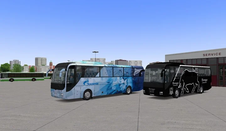 Pack of Repaints of FC RPL Buses for Man Lions Coach Omsi2