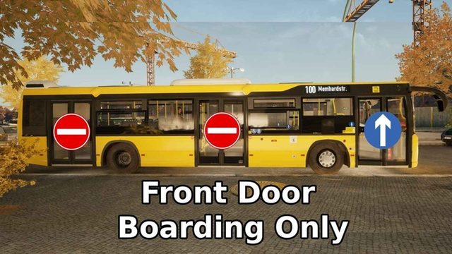 The Bus Front Door Boarding Only [V1.8]