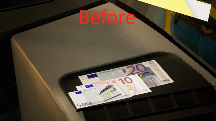 The Bus New Euro Banknotes