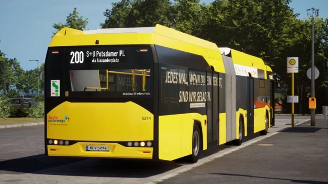 The Bus Solaris Urbino IV Electric BVG Berlin Repaint