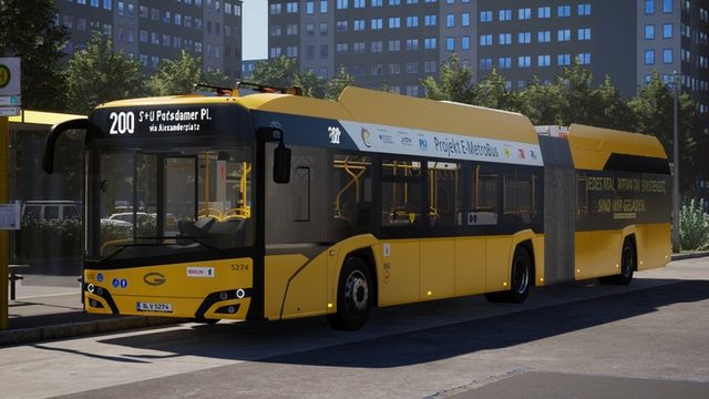 The Bus Solaris Urbino IV Electric BVG Berlin Repaint